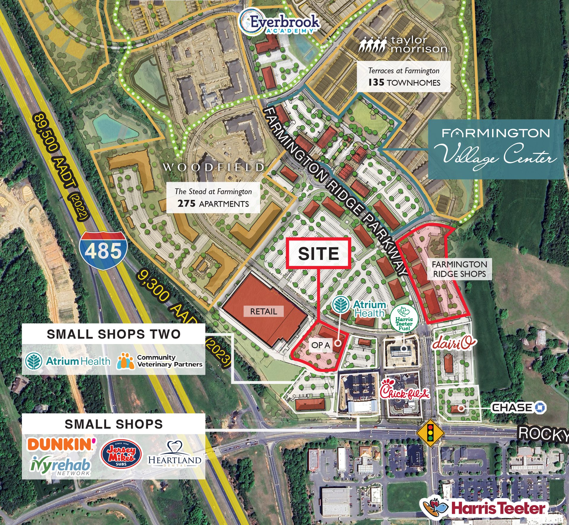 Farmington Outparcel A Zoomed In Aerial