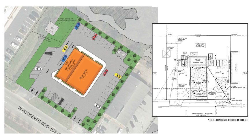 1004 W Roosevelt Blvd site plan