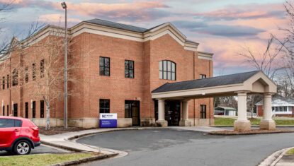 Brick Medical Office with awning