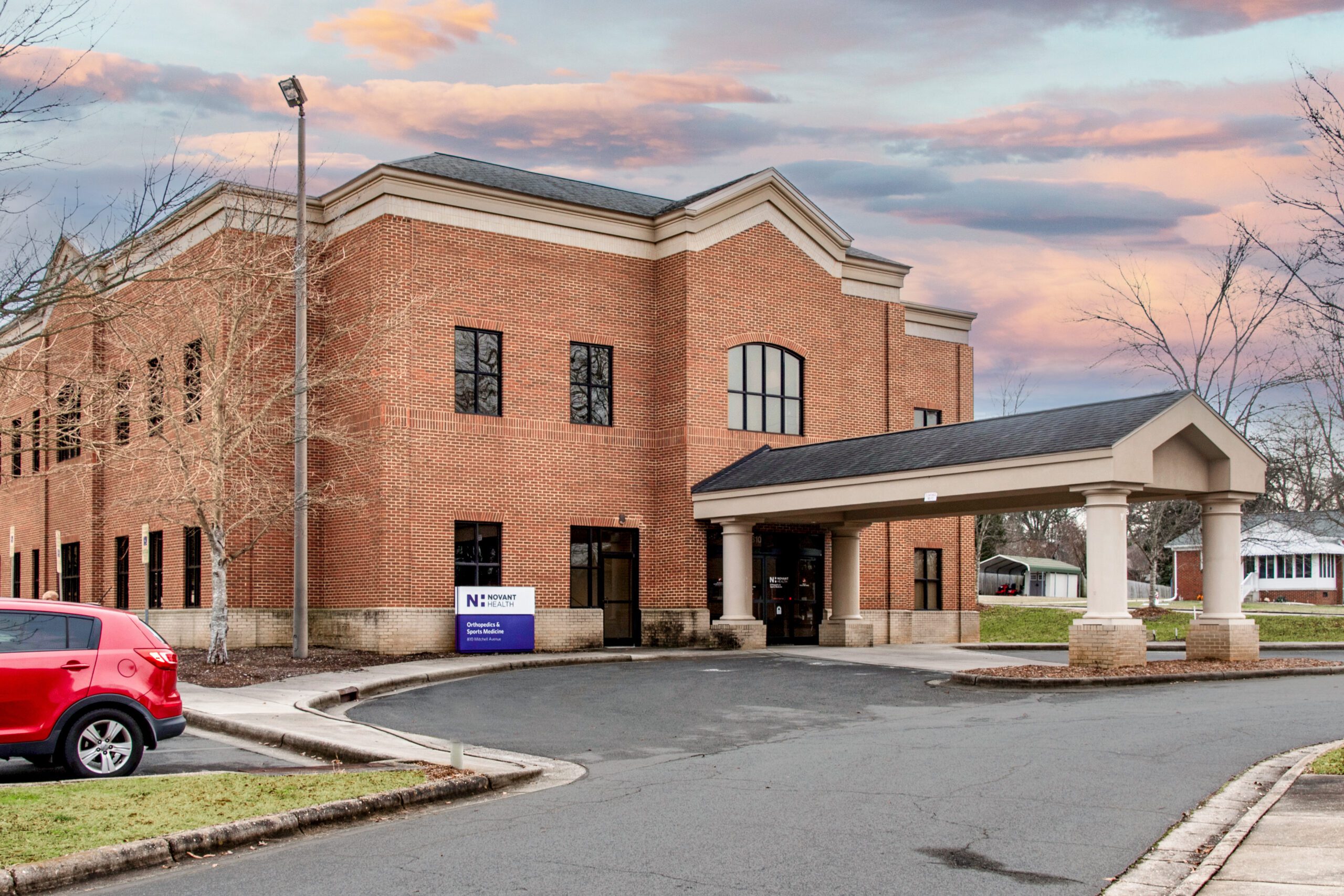 Brick Medical Office with awning