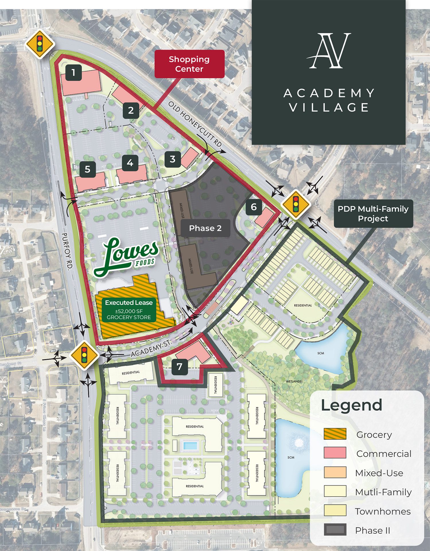 Academy Village Fuquay-Varina masterplan