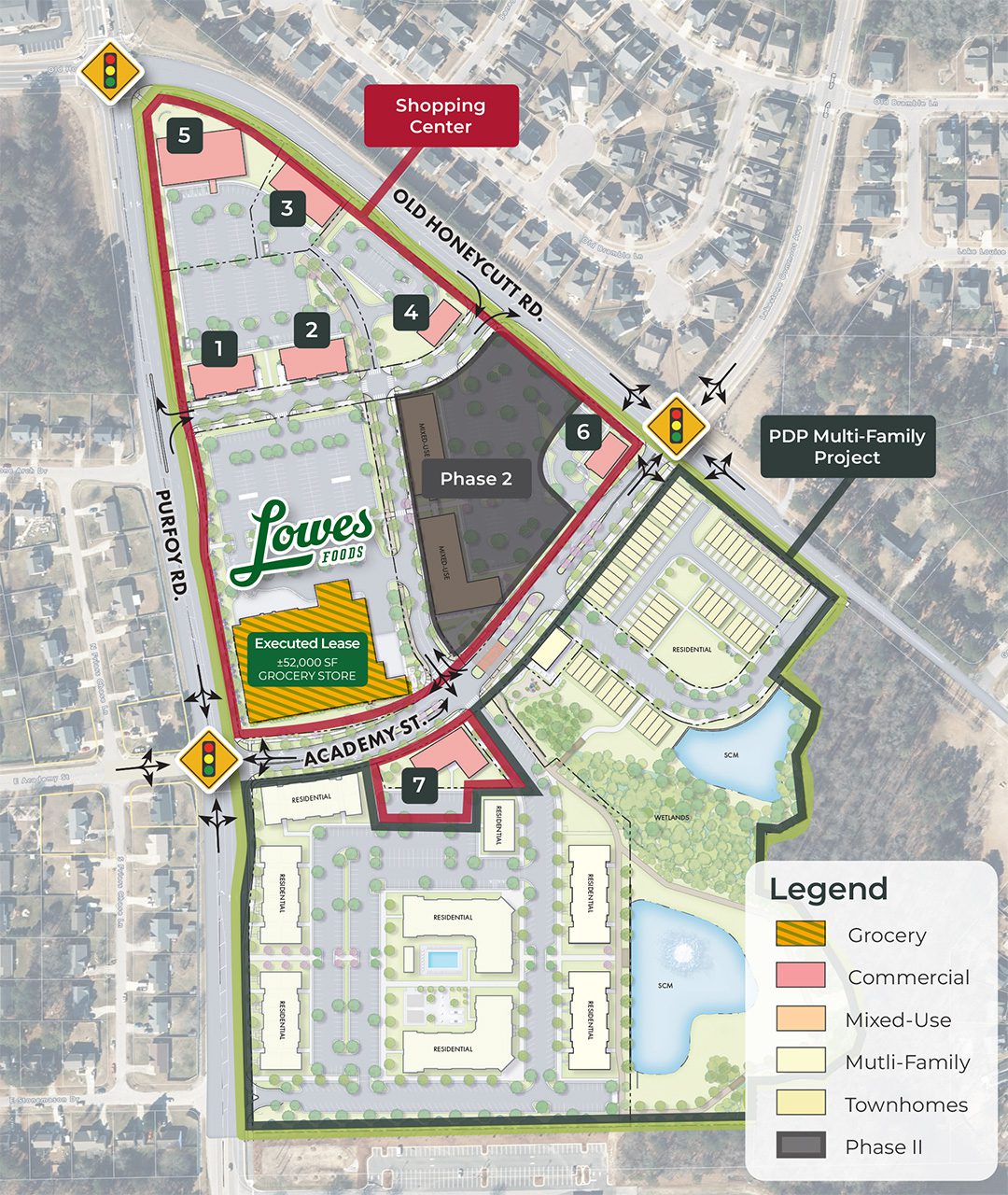Academy Village master plan Fuquay-Varina NC
