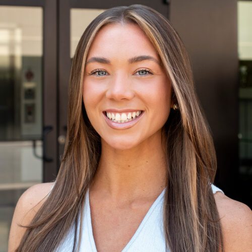 Madison Mendyk young woman smiling with brunette hair