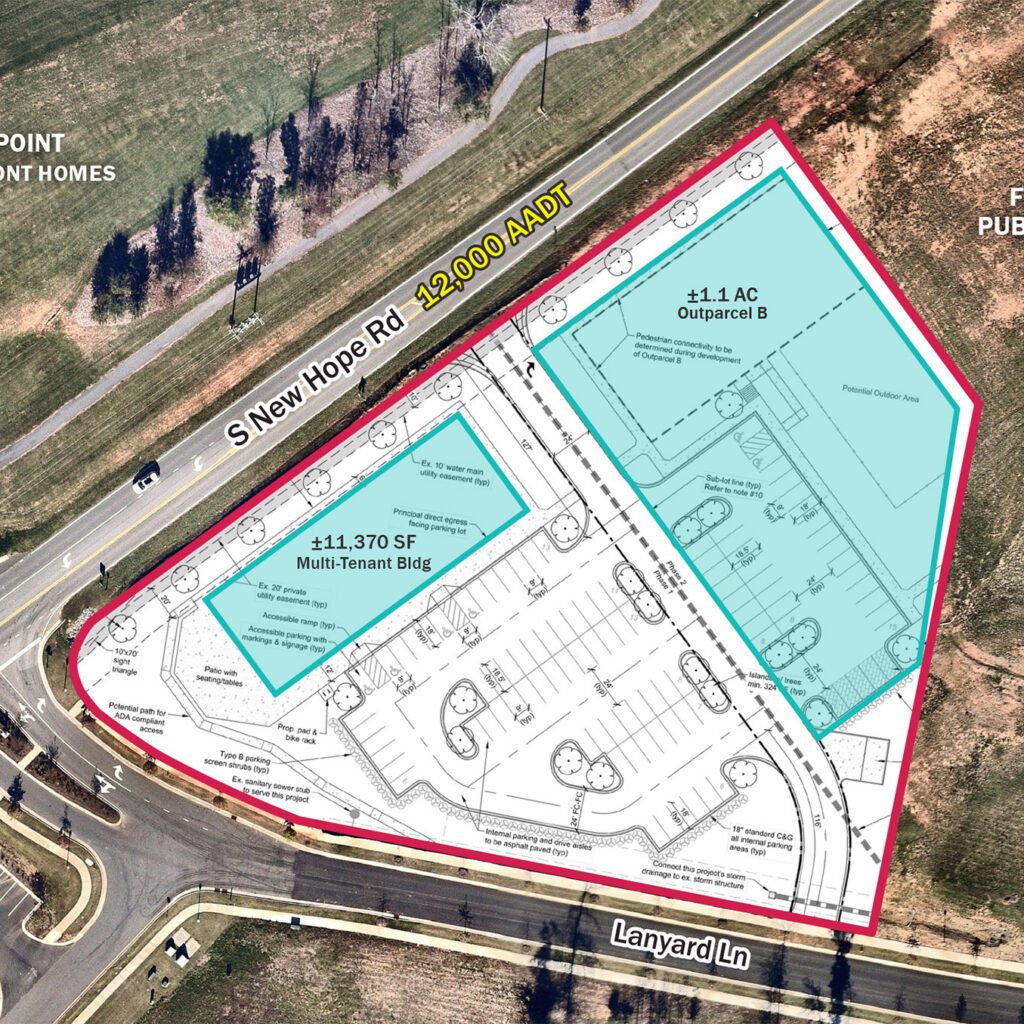 McLean Retail S New Hope Road site plan