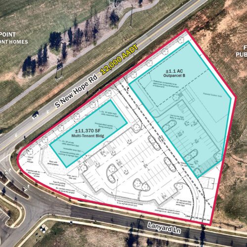 McLean Retail S New Hope Road site plan