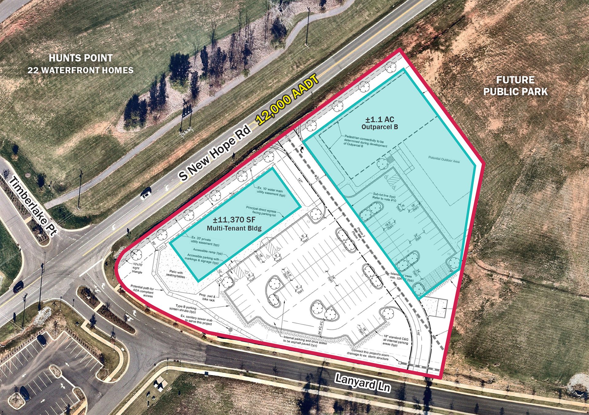 McLean Retail S New Hope Road site plan