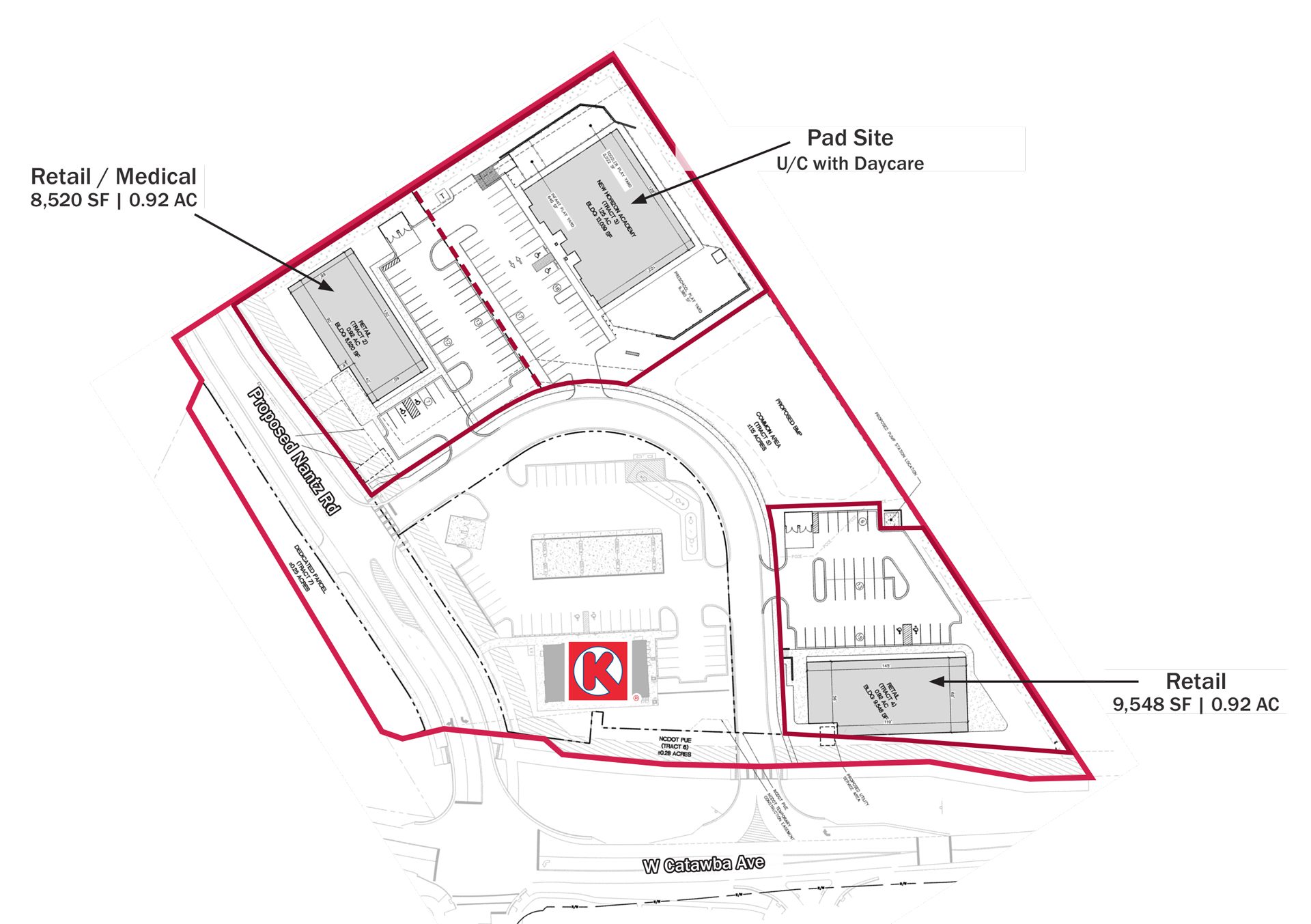 Nantz Retail Conceptual Site Plan
