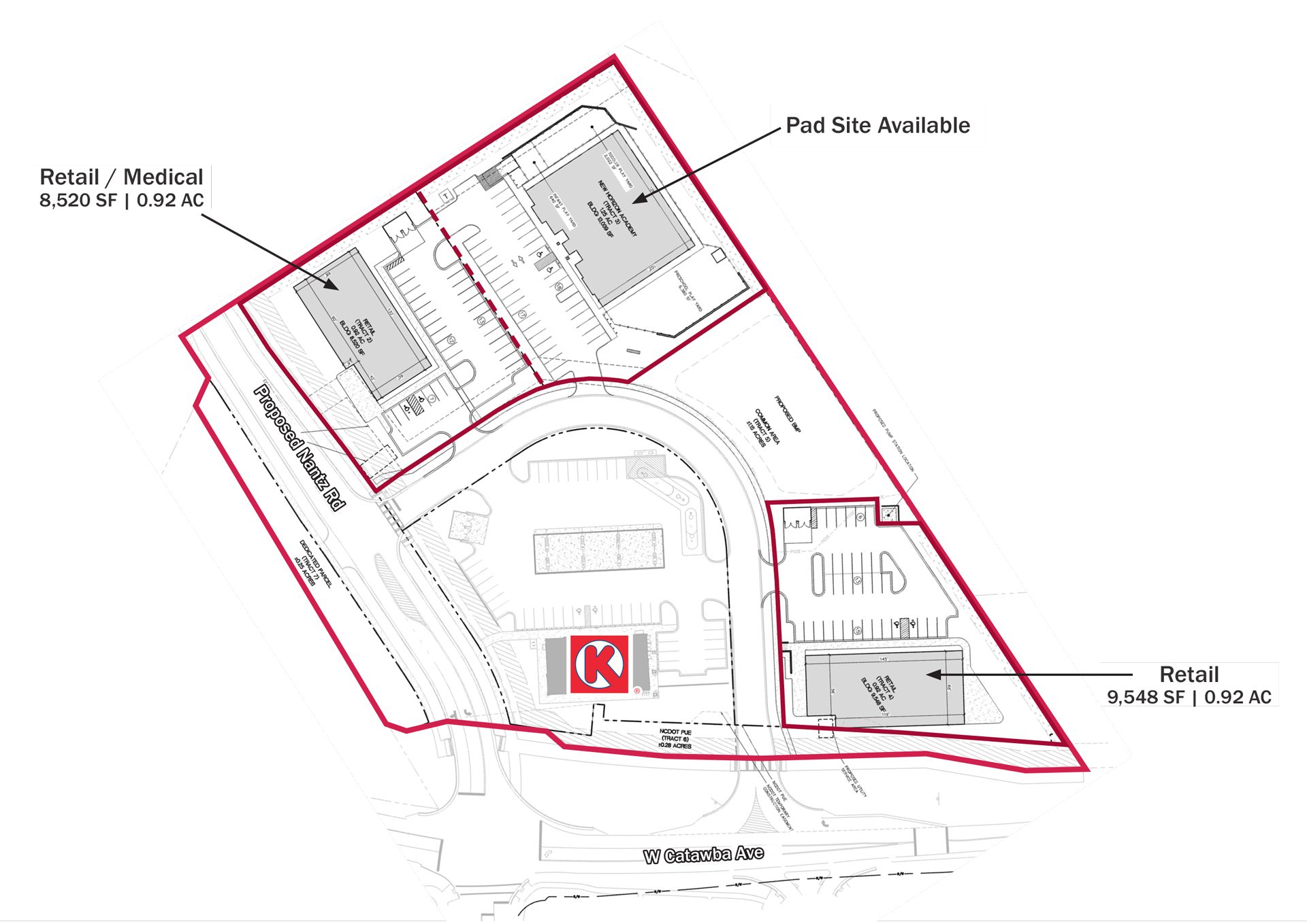 Nantz Road Retail Conceptual Site Plan