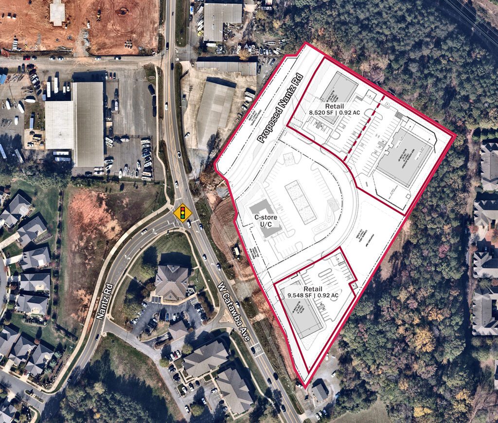 Nantz Retail Site Aerial