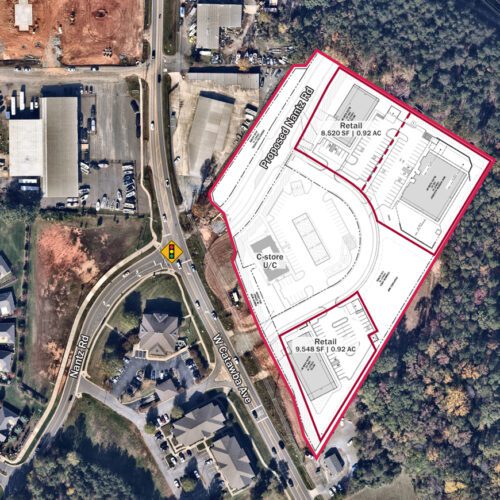 Nantz Retail Site Aerial