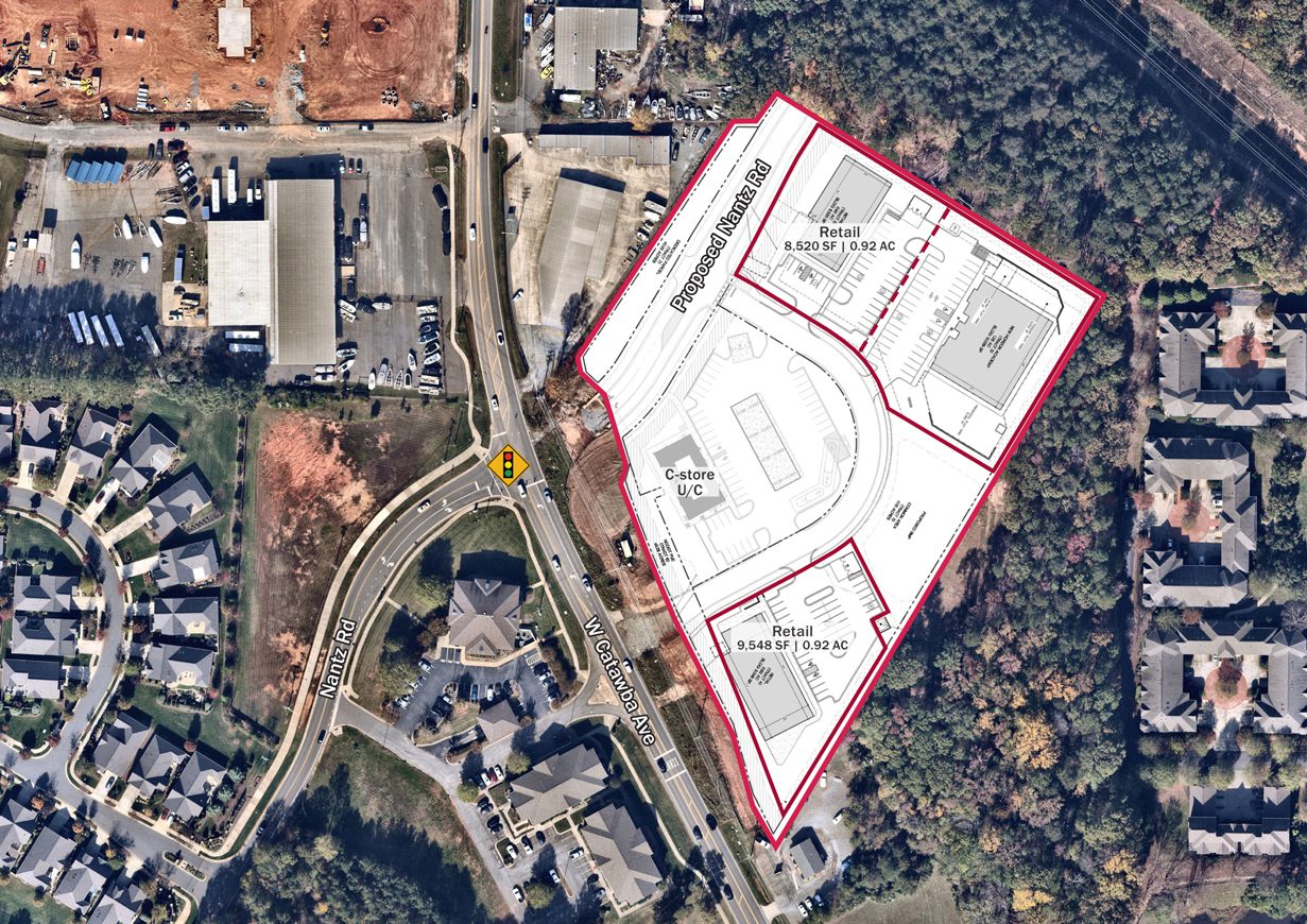 Nantz Retail Site Aerial
