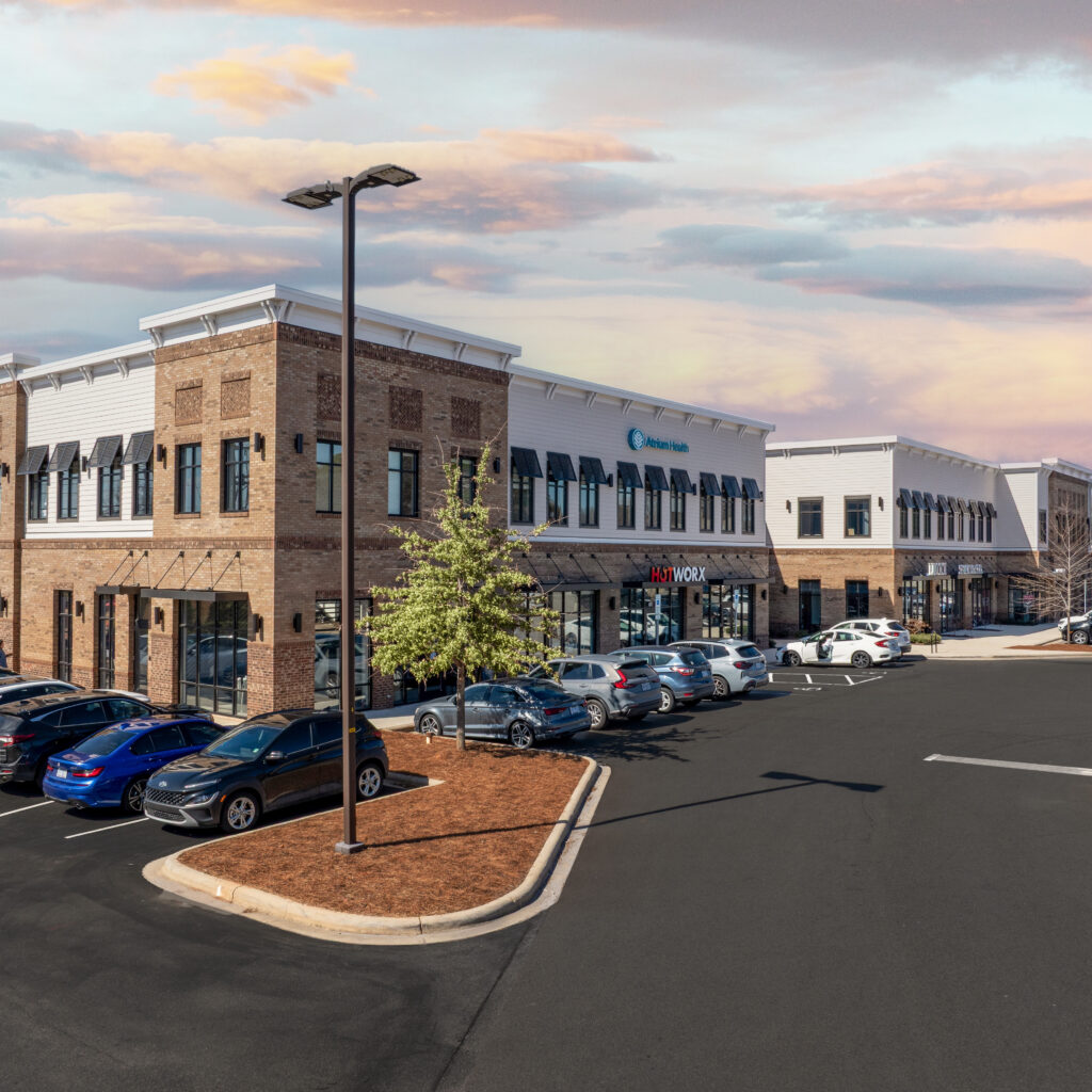 Brick Multi Tenant 2 story Building with parking lot