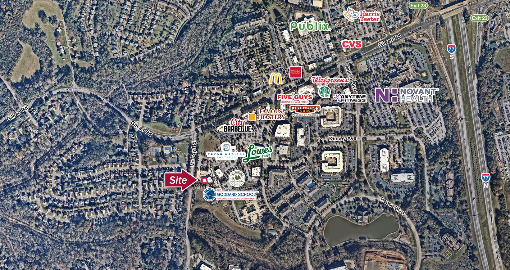 15315 Hodges Circle Site Aerial