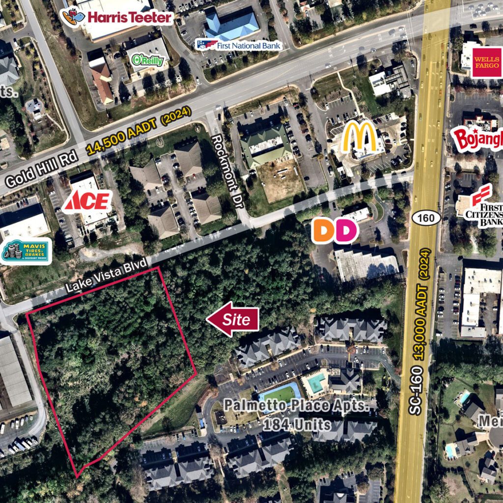 Lake Vista Fort Mill Area commercial aerial