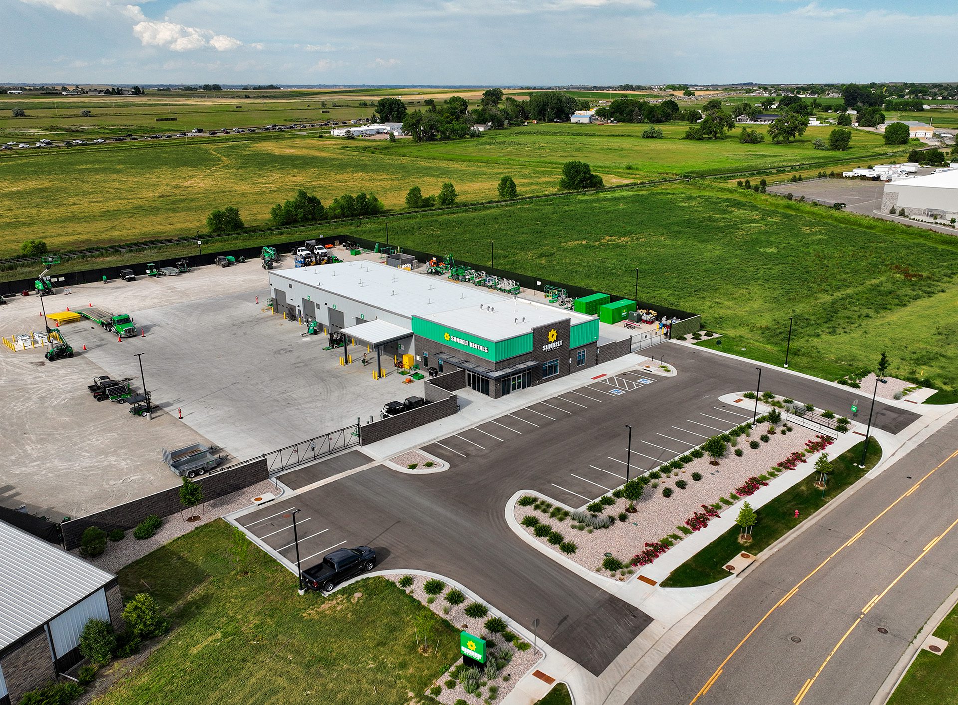 Johnstown, CO aerial image