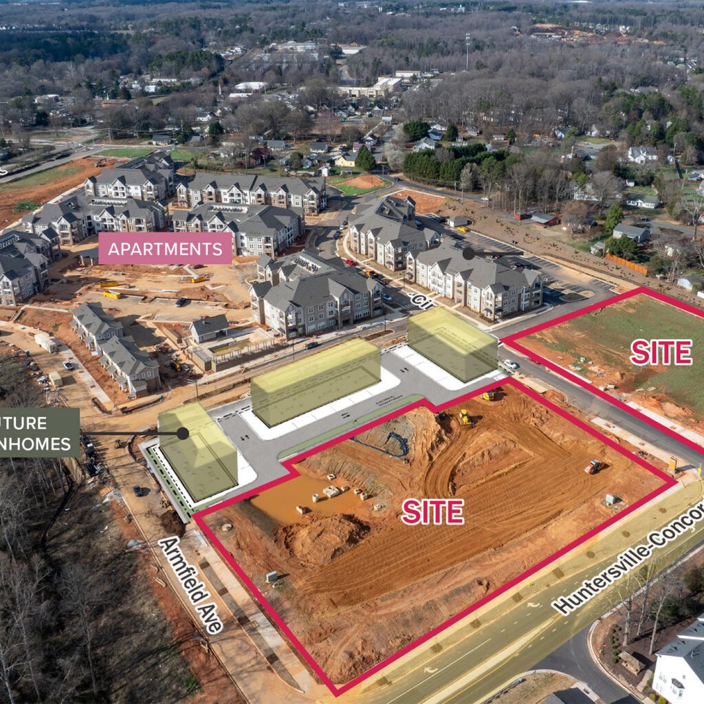 Vermillion Village land aerial