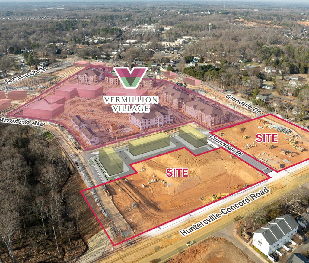 Vermillion Village Land Site Overlay Aerial