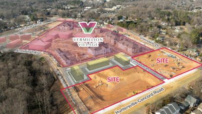Vermillion Village Land Site Overlay Aerial