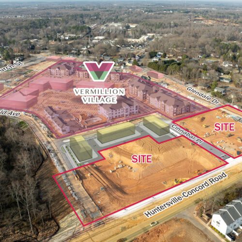 Vermillion Village Land Site Overlay Aerial