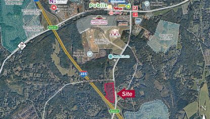 Mint Hill land site market aerial access