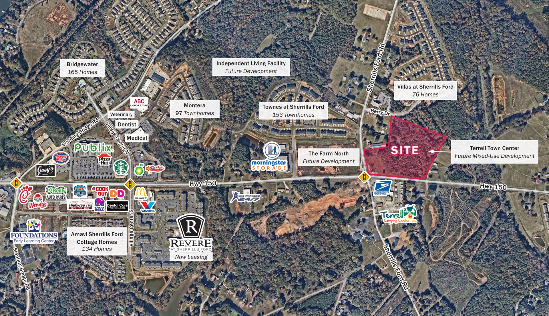 Terrell Town Center Aerial