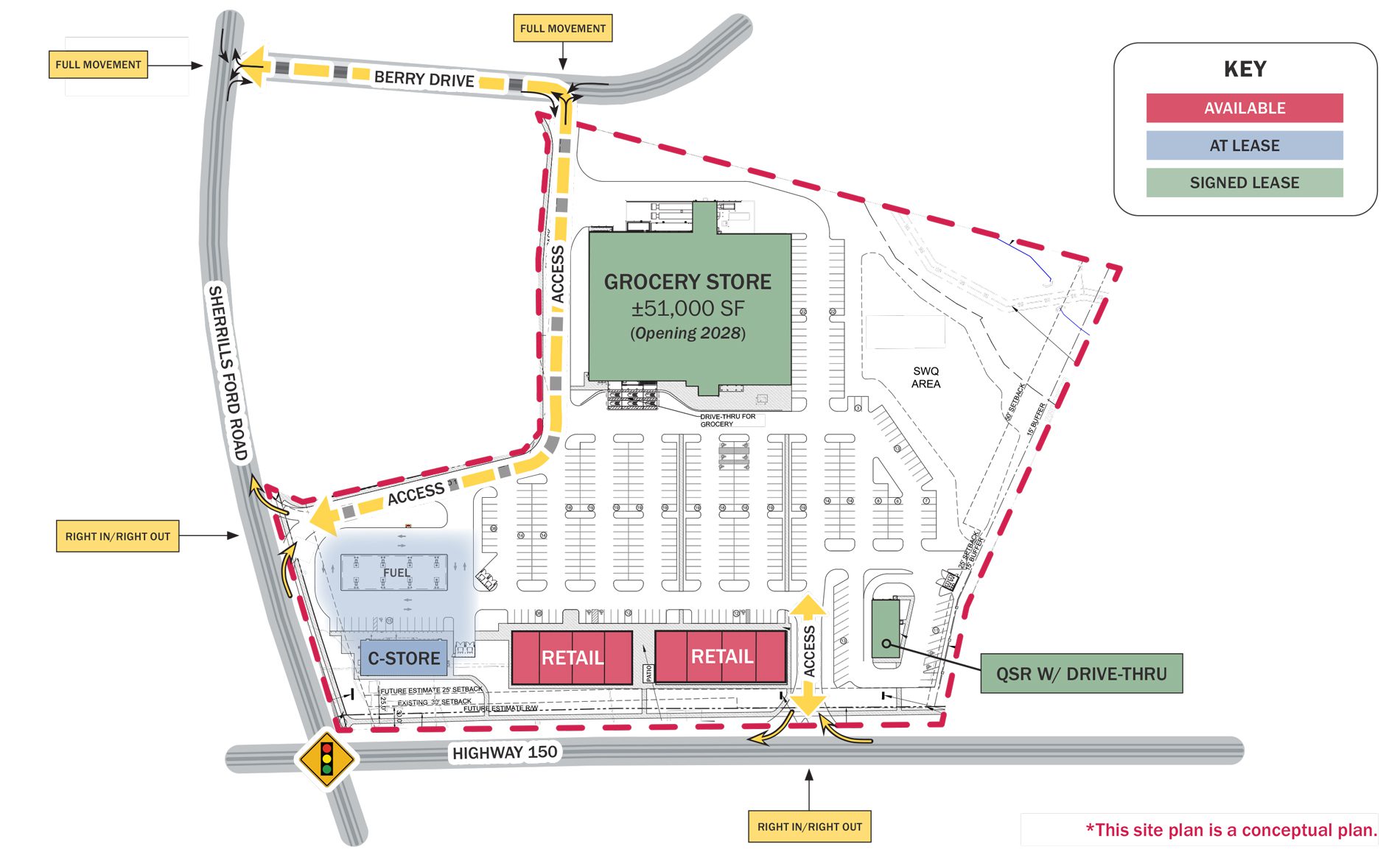 Terrell Town Center Site Plan