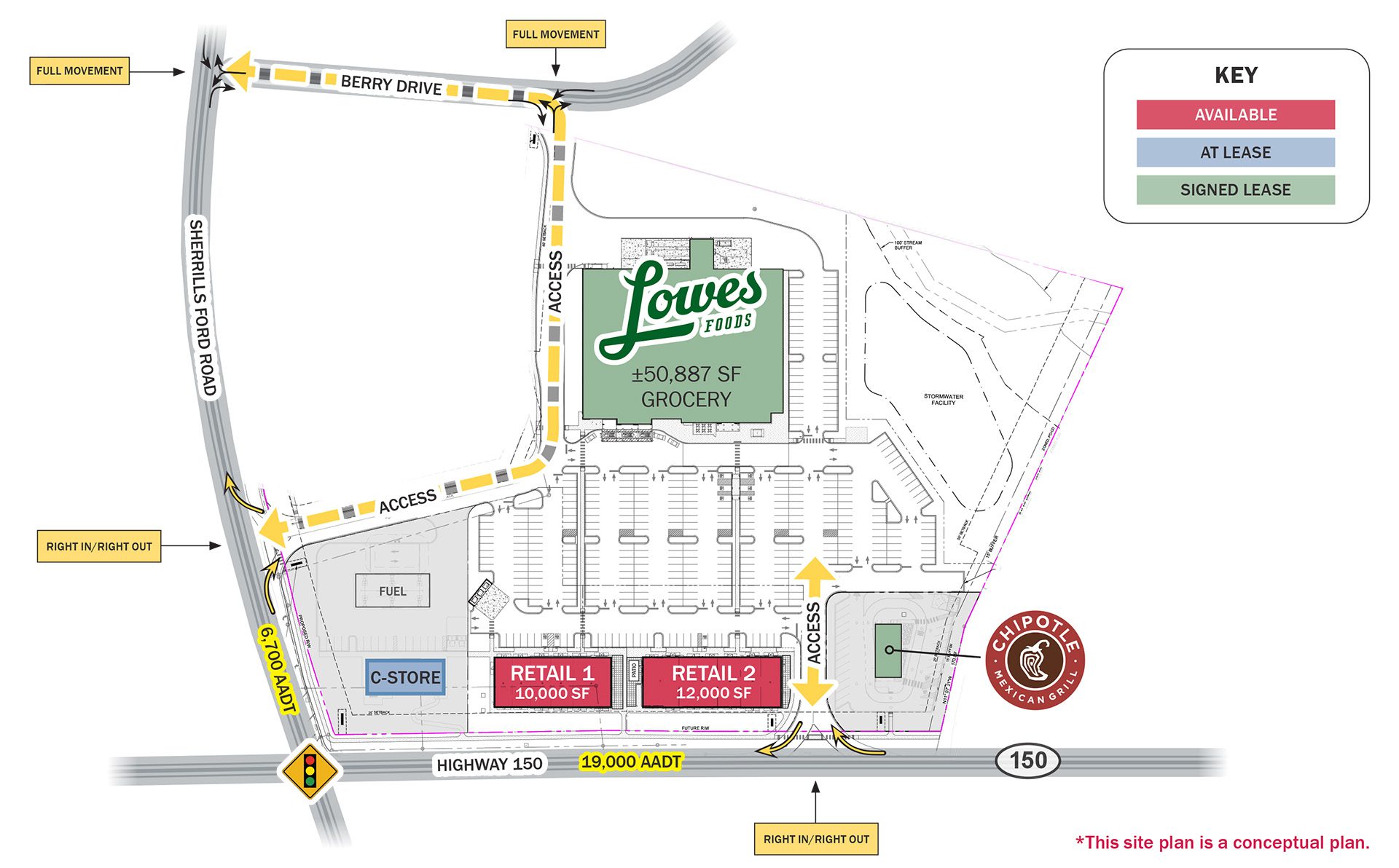 Terrell Town Center site plan
