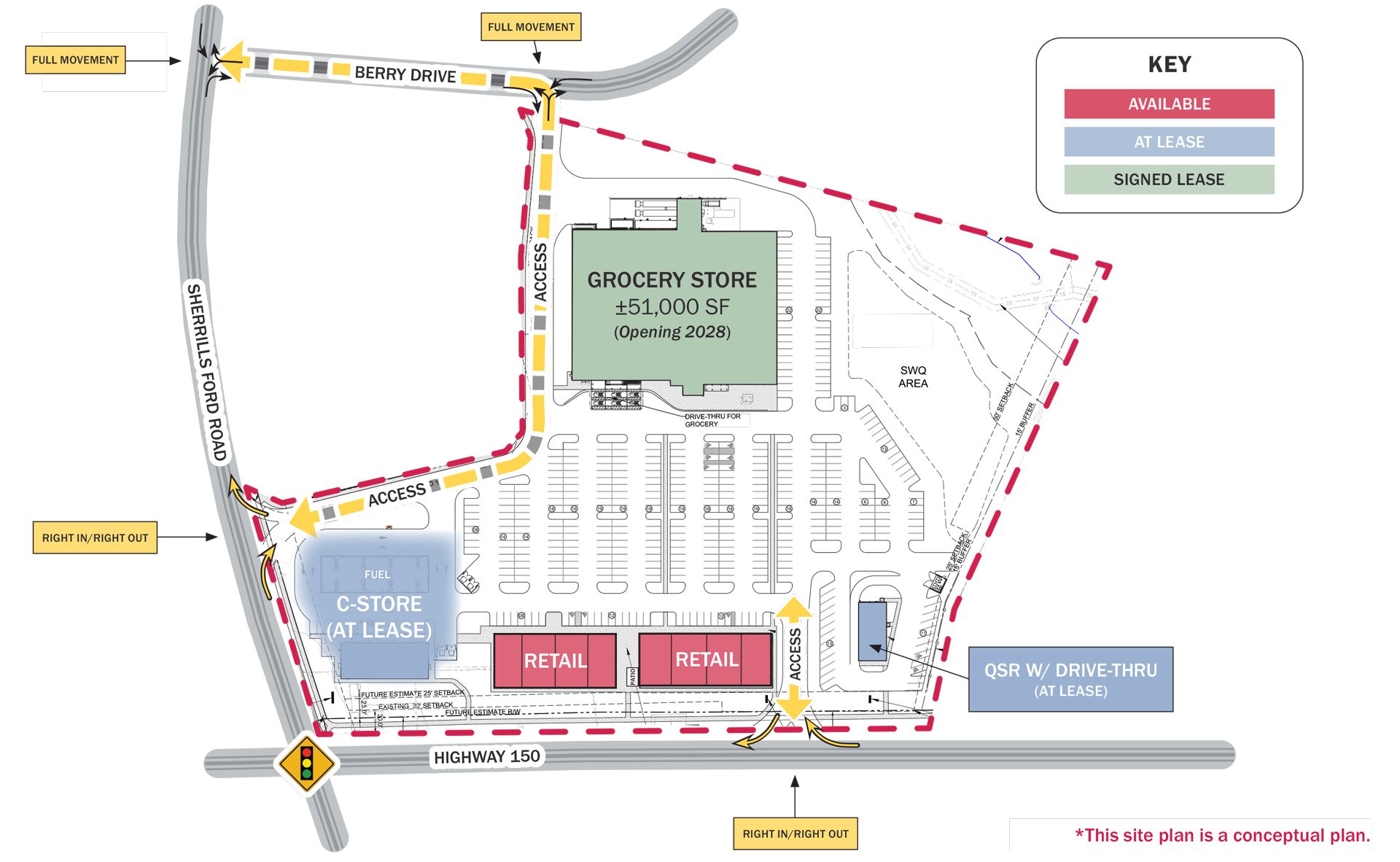 Terrell Town Center Site Plan