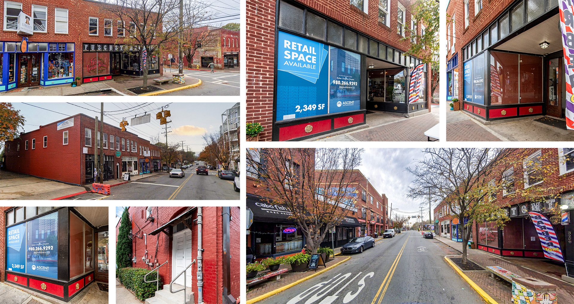 exterior images of 3200 N. Davidson retail building