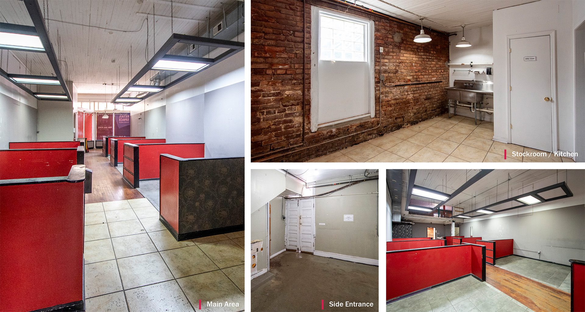 interior images of 3200 N. Davidson vacant space
