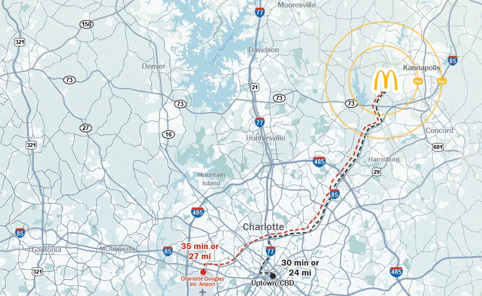 McDonalds Kellswater Locator Map