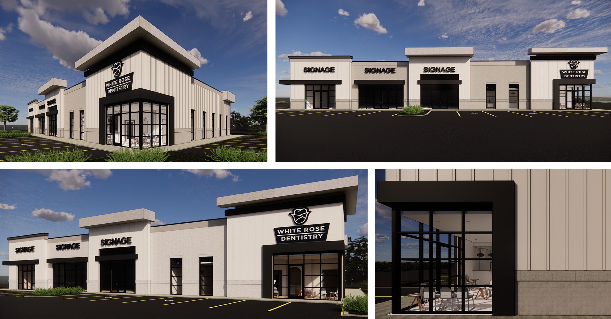 1530 Alexander Love retail building rendering collage