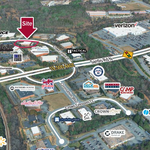 CrownCentre aerial zoom