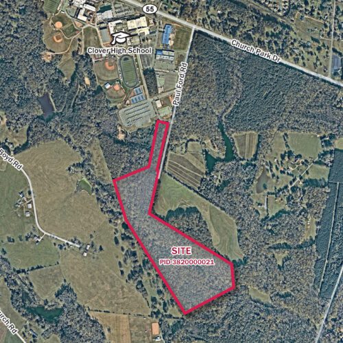 Hwy 55 Land Parcel Aerial