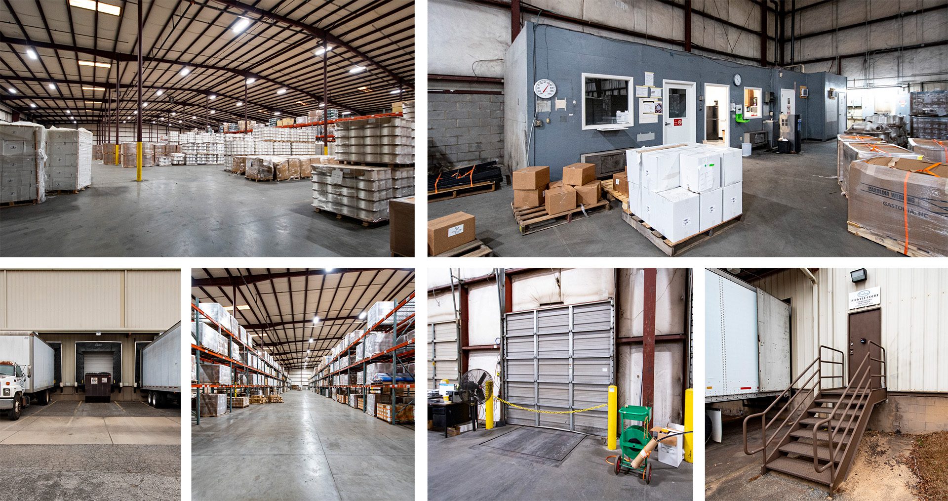interior images of industrial warehouse in Gastonia, NC