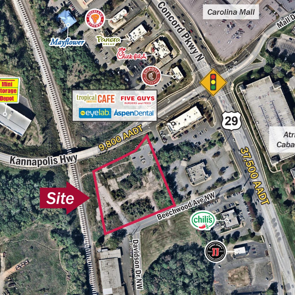 Concord commercial land site Beechwood Ave