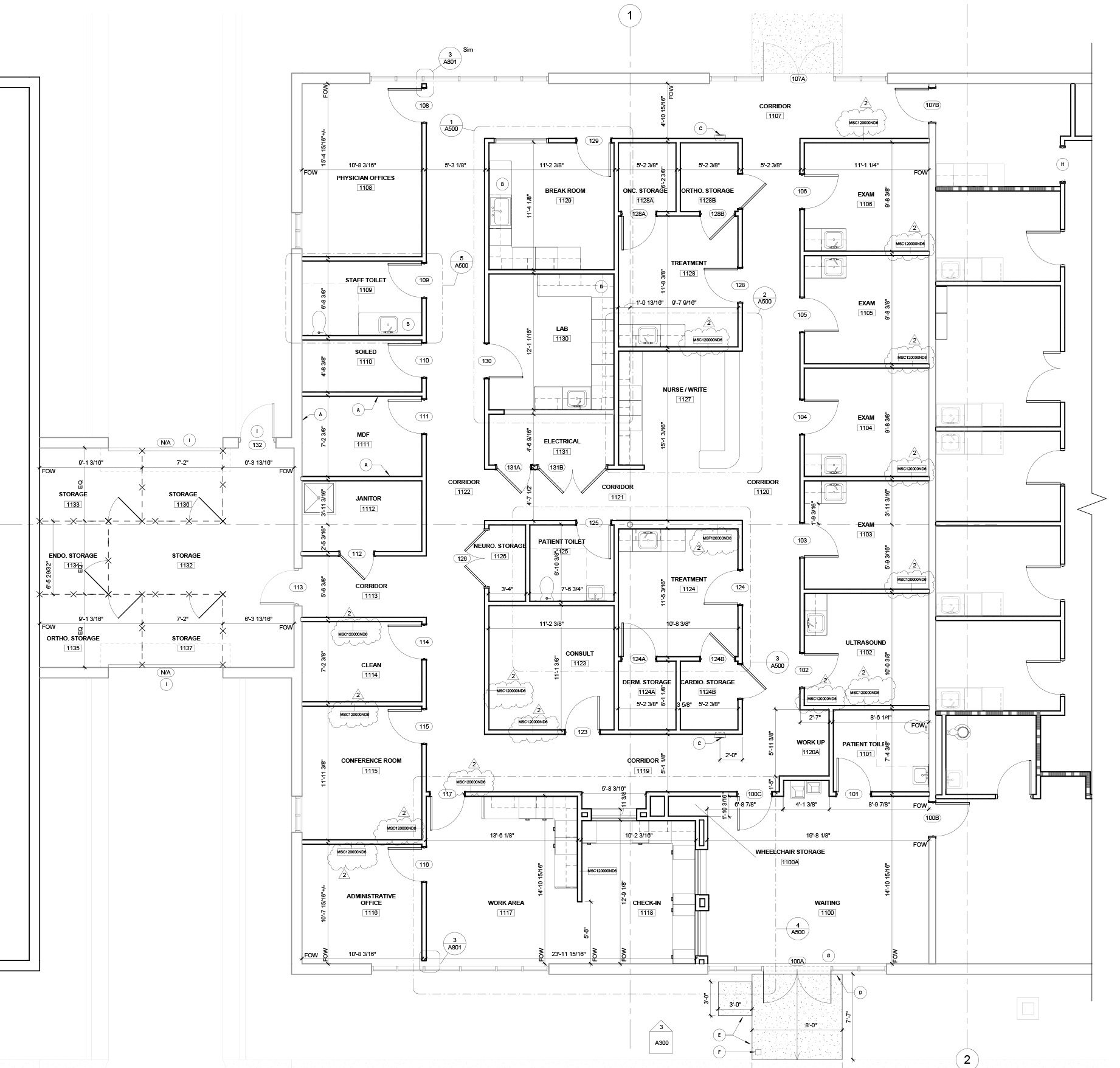 Medical Office space Salisbury floor plan