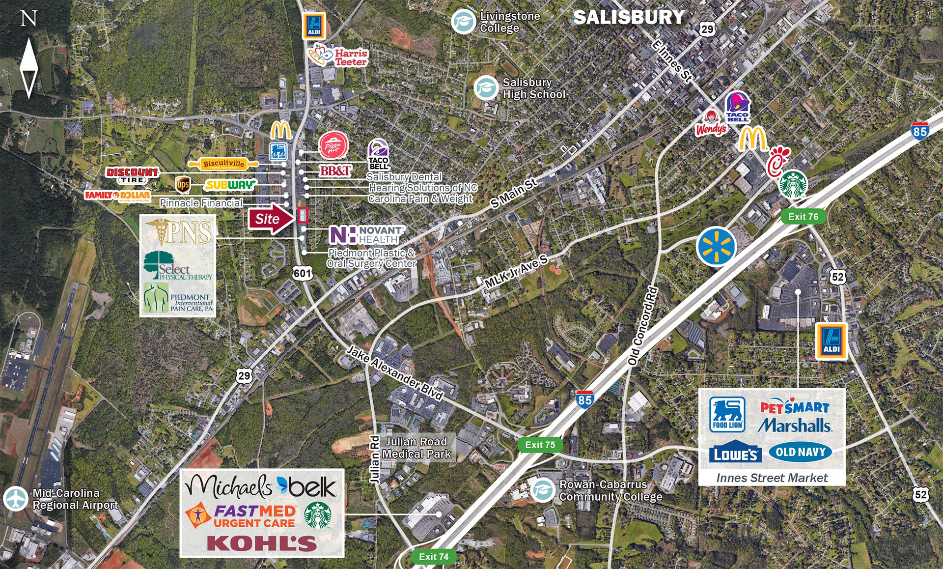 Pinnacle Park market aerial