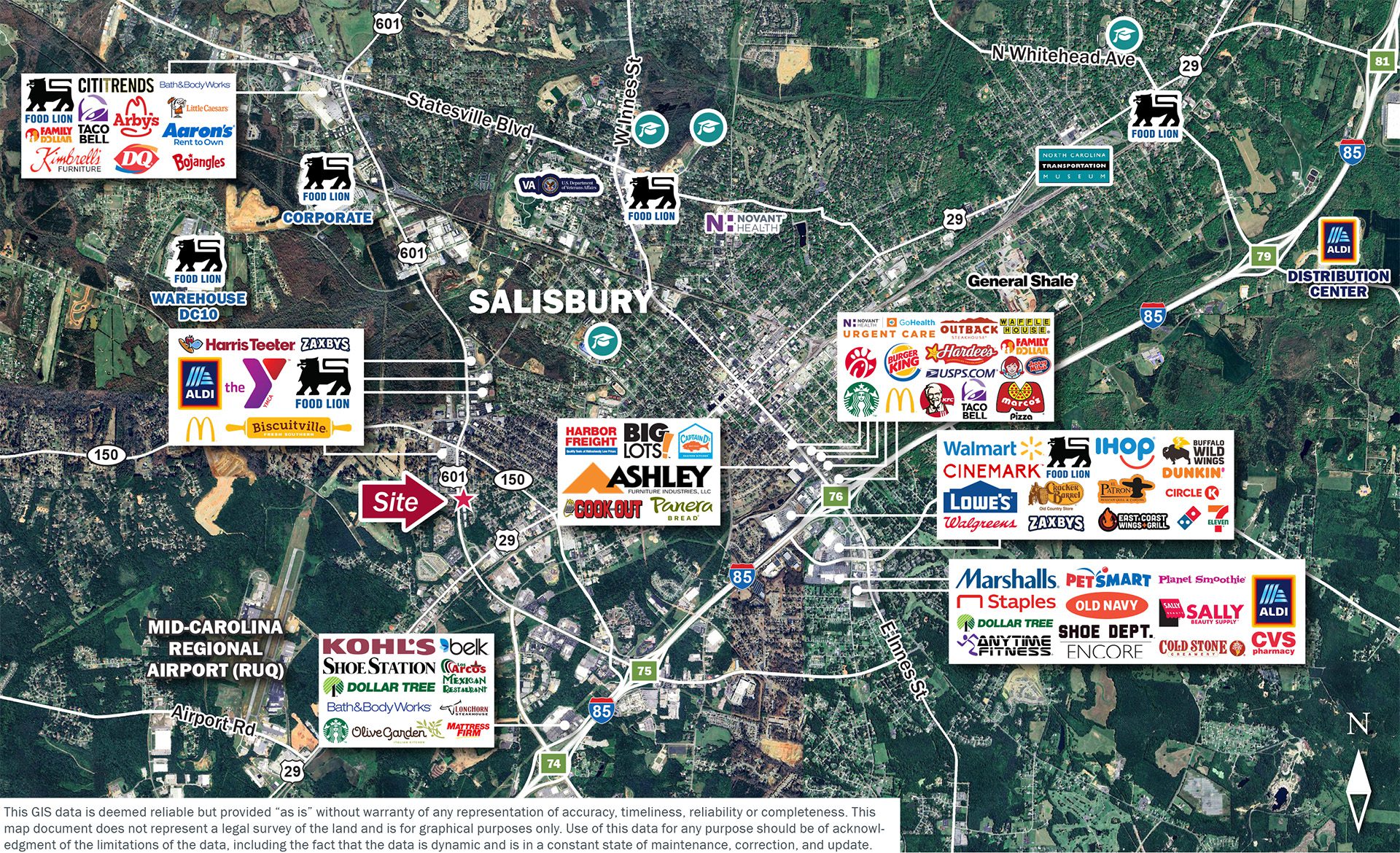 Salisbury market aerial retail