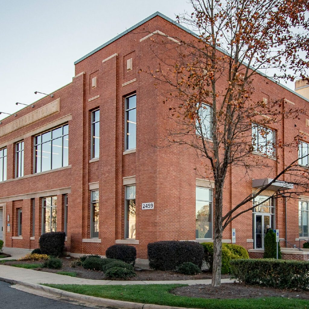 FreeMoreWest Dyestuff office building exterior