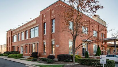 FreeMoreWest Dyestuff office building exterior