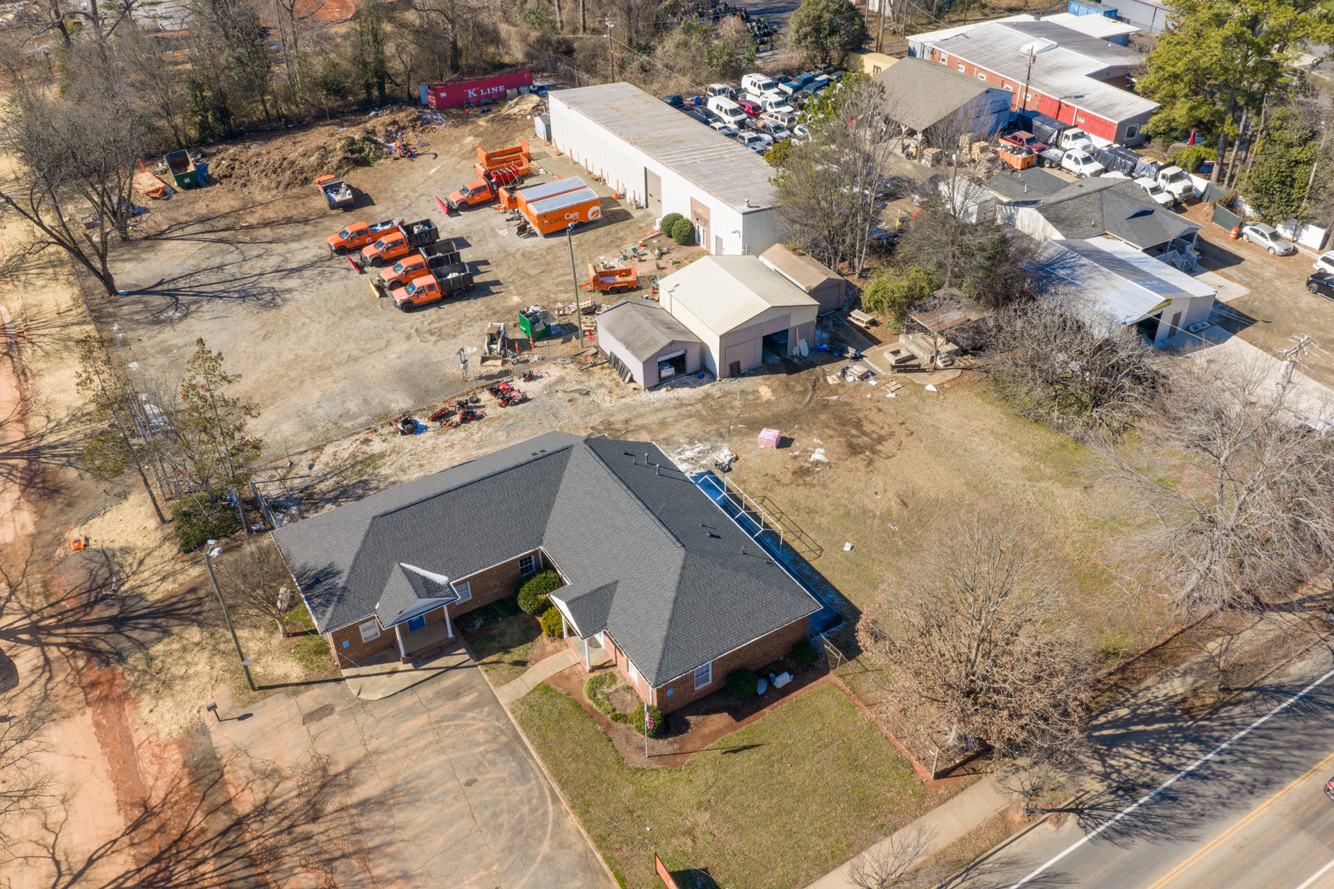 5970 Old Pineville Rd Site Aerial