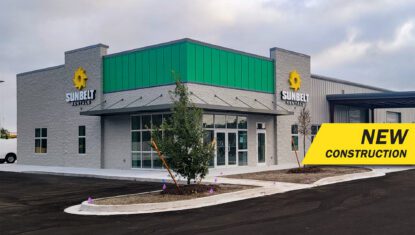 Newly constructed Sunbelt Rentals location in Melbourne, Florida exterior image