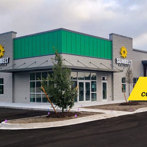 Newly constructed Sunbelt Rentals location in Melbourne, Florida exterior image