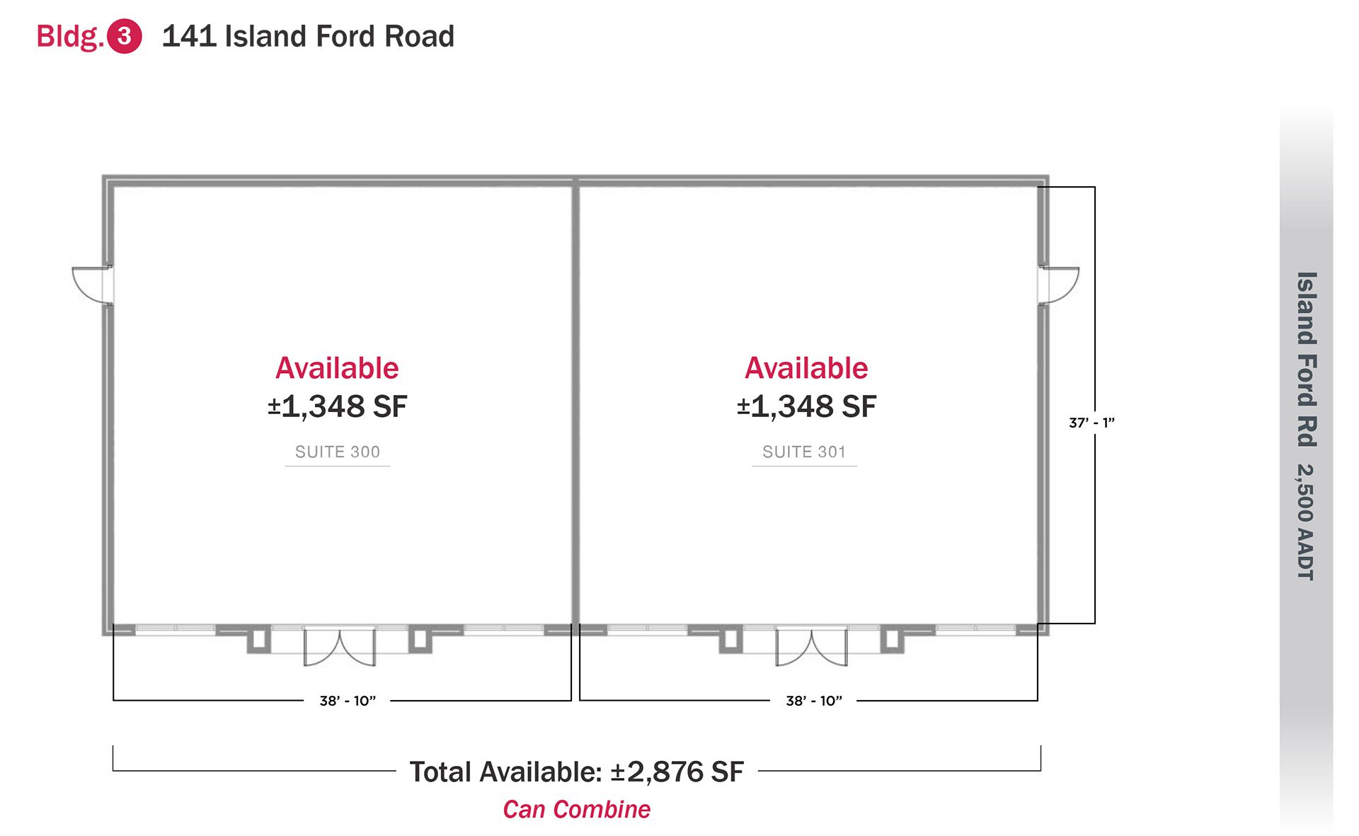 141 Island Ford Rd leasing plan