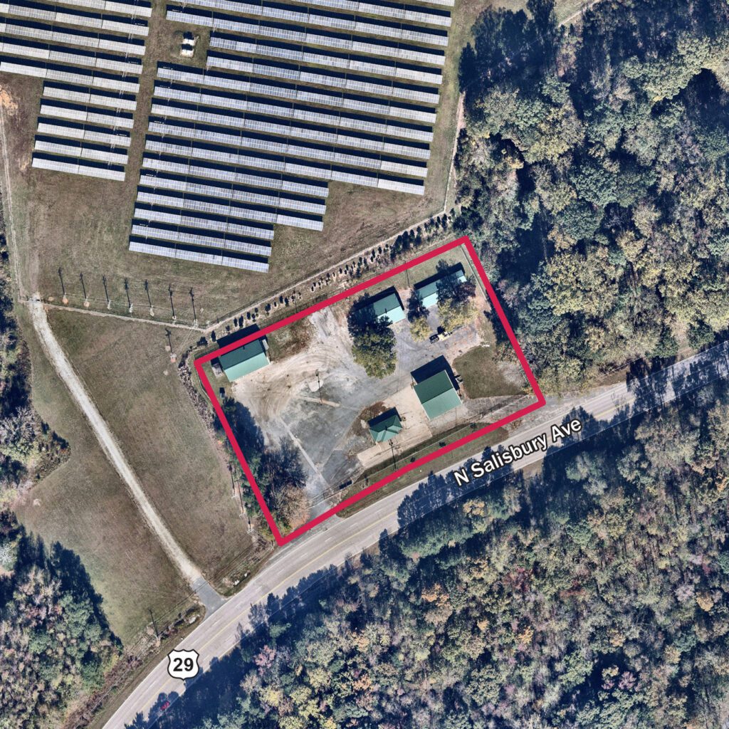 Salisbury Industrial Site Aerial