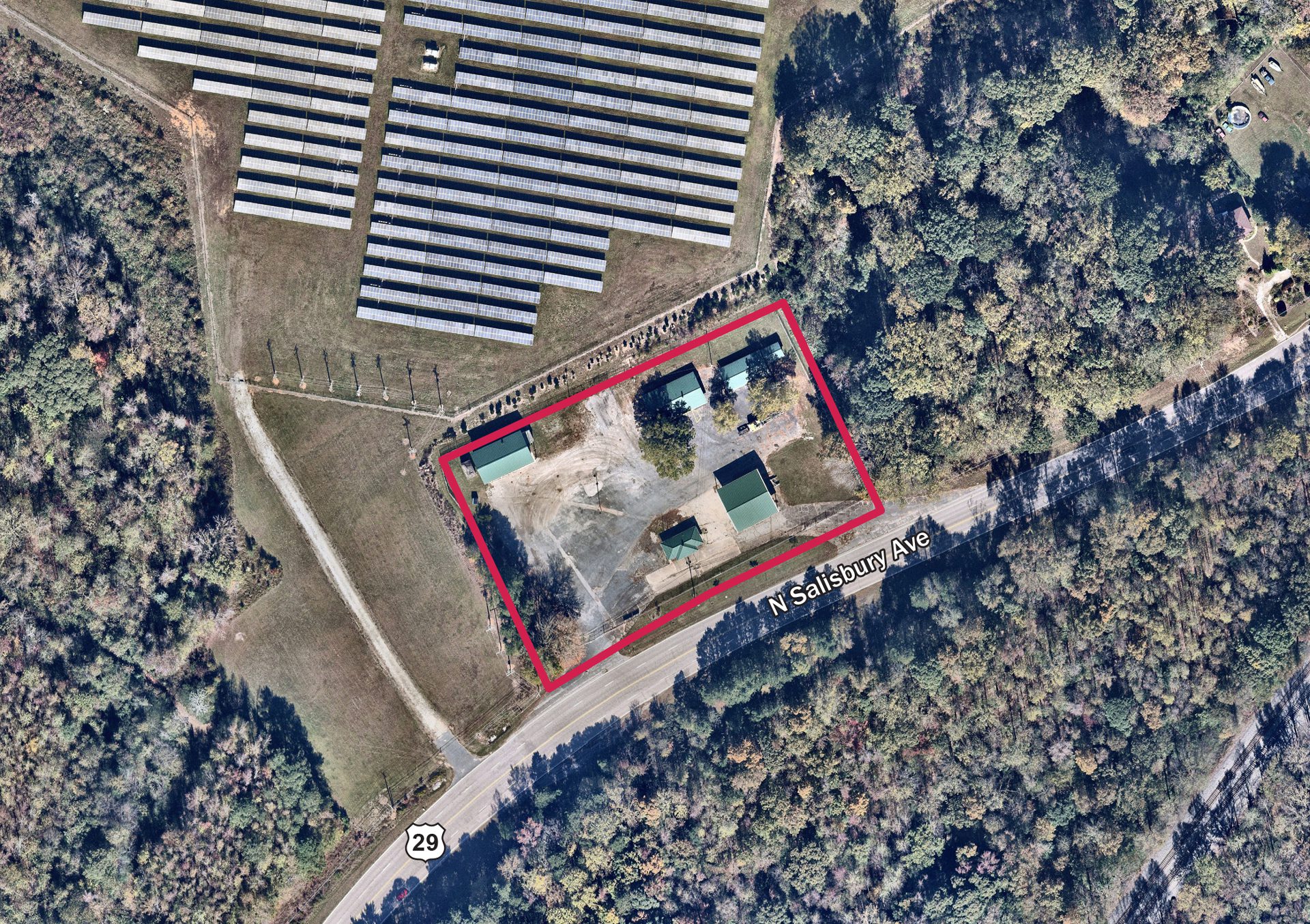 Salisbury Industrial Site Aerial