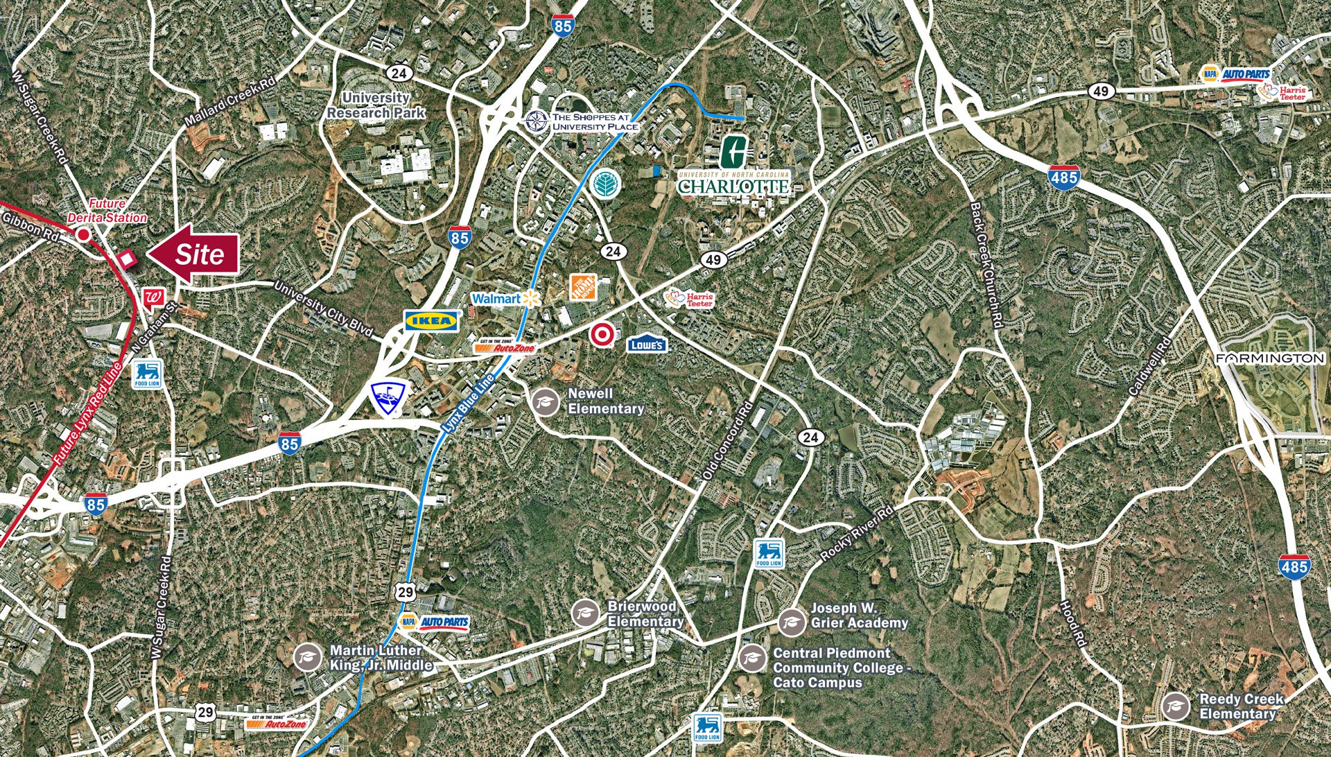 2610 W. Sugar Creek Rd Market Aerial