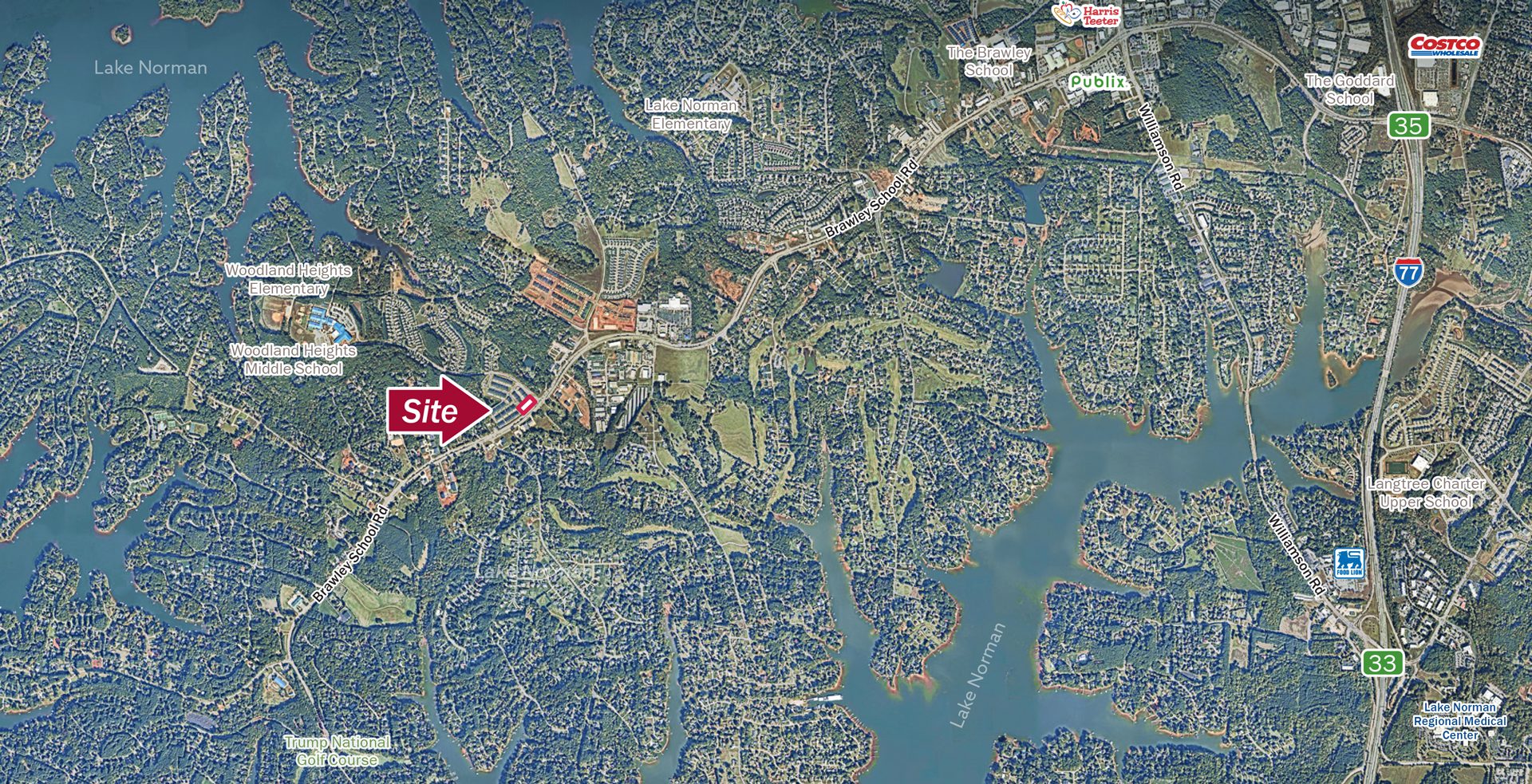 Brawley School Road TH Site Location Aerial