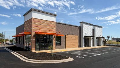 Building 1 with Dunkin at Island Ford Road in Statesville, NC
